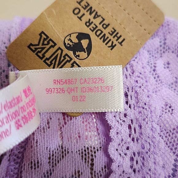 VICTORIA'S SECRET PINK Cheekster Lace Panty 4-Piece Bundle XL - Picture 6 of 7